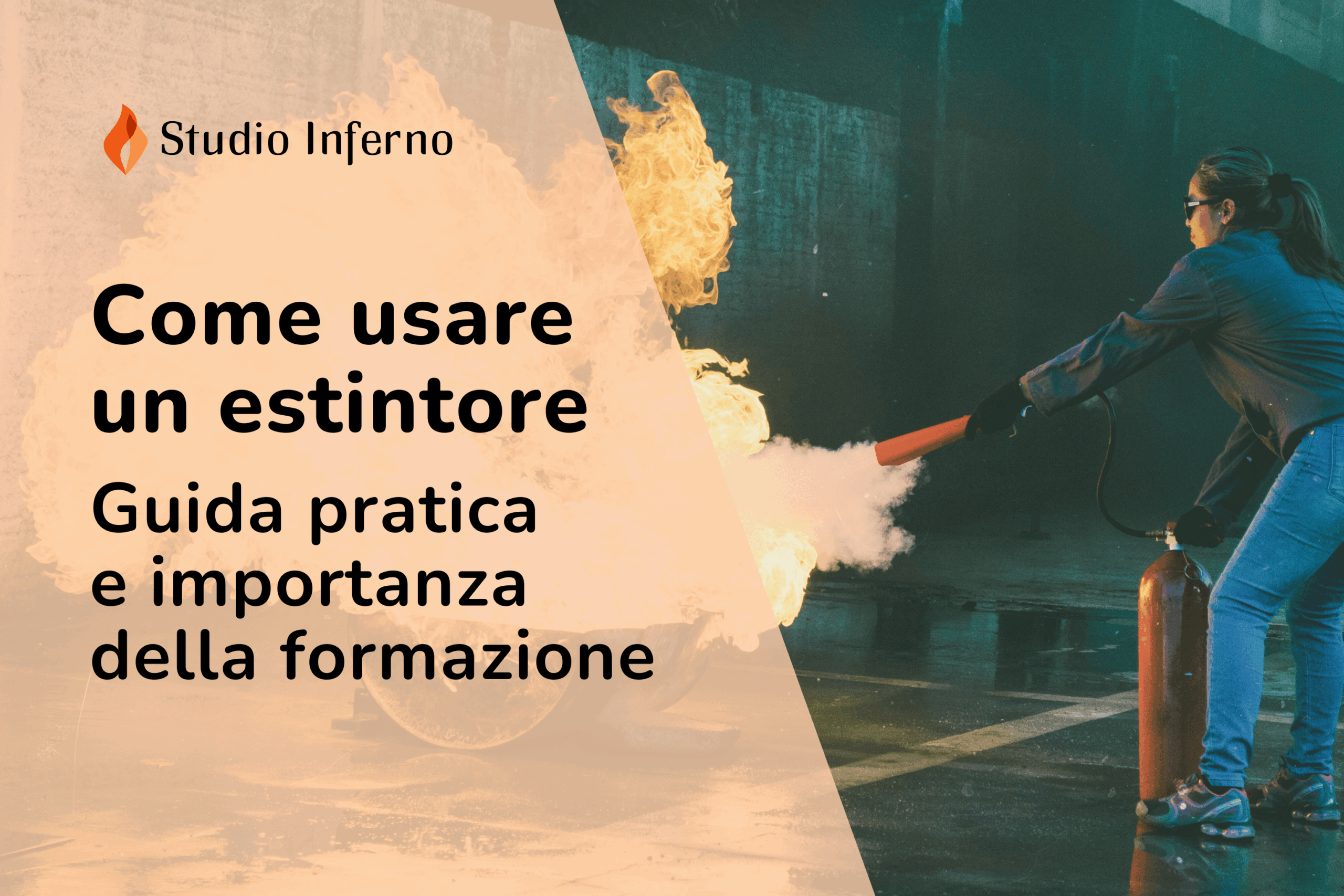 Guida pratica per imparare come usare un estintore con formazione antincendio professionale e tecnica PASS