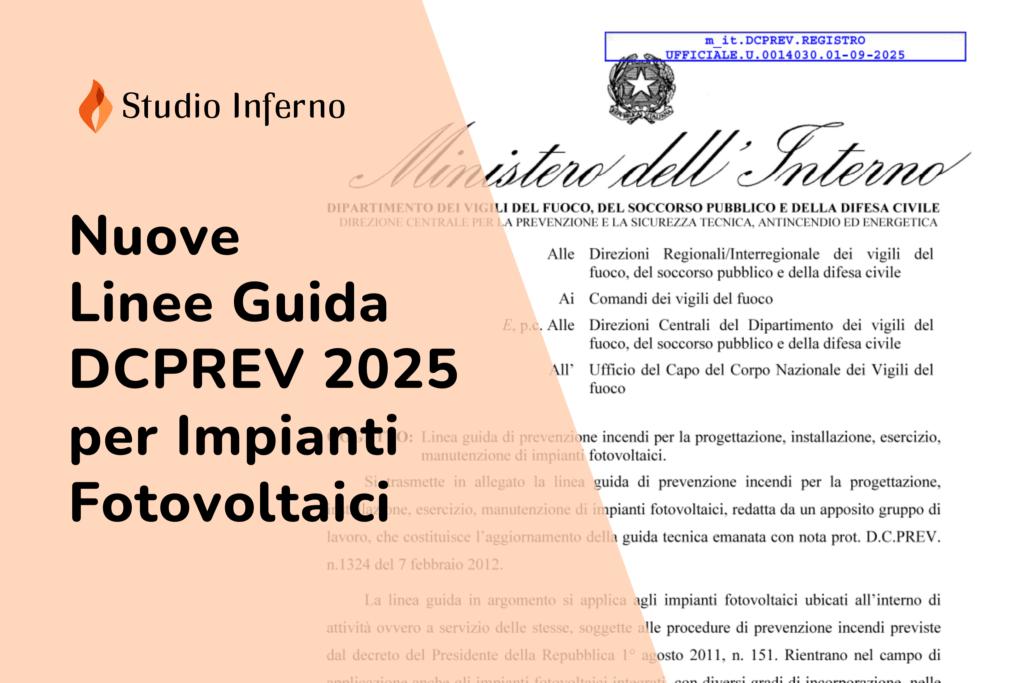 Confronto normativo DCPREV 2025 vs 2012 per sicurezza antincendio impianti fotovoltaici BAPV e BIPV con nuove prescrizioni tecniche e procedure autorizzative